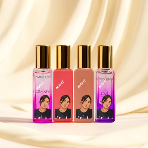 Image of Perfumes (Customized Luxury Perfume Gift Set for Women 4x20ml | BellaVita Original EDP Spray Set | Long Lasting Fruity Floral Scent Luxury Gift for Her)