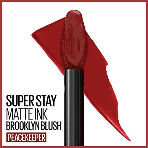 Image of Maybelline Superstay Matte Ink Brooklyn Blush - Peacekeeper, 5ml | Liquid Lipstick | Matte Lipstick, 5ml