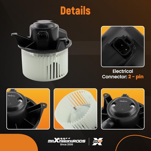 Image of maXpeedingrods HVAC A /C Heater Blower Motor Assembly 700175 for Nissan Xterra 2005-2015 Pathfinder 2005-2012 Frontier 2005-2019, 27226-EA010