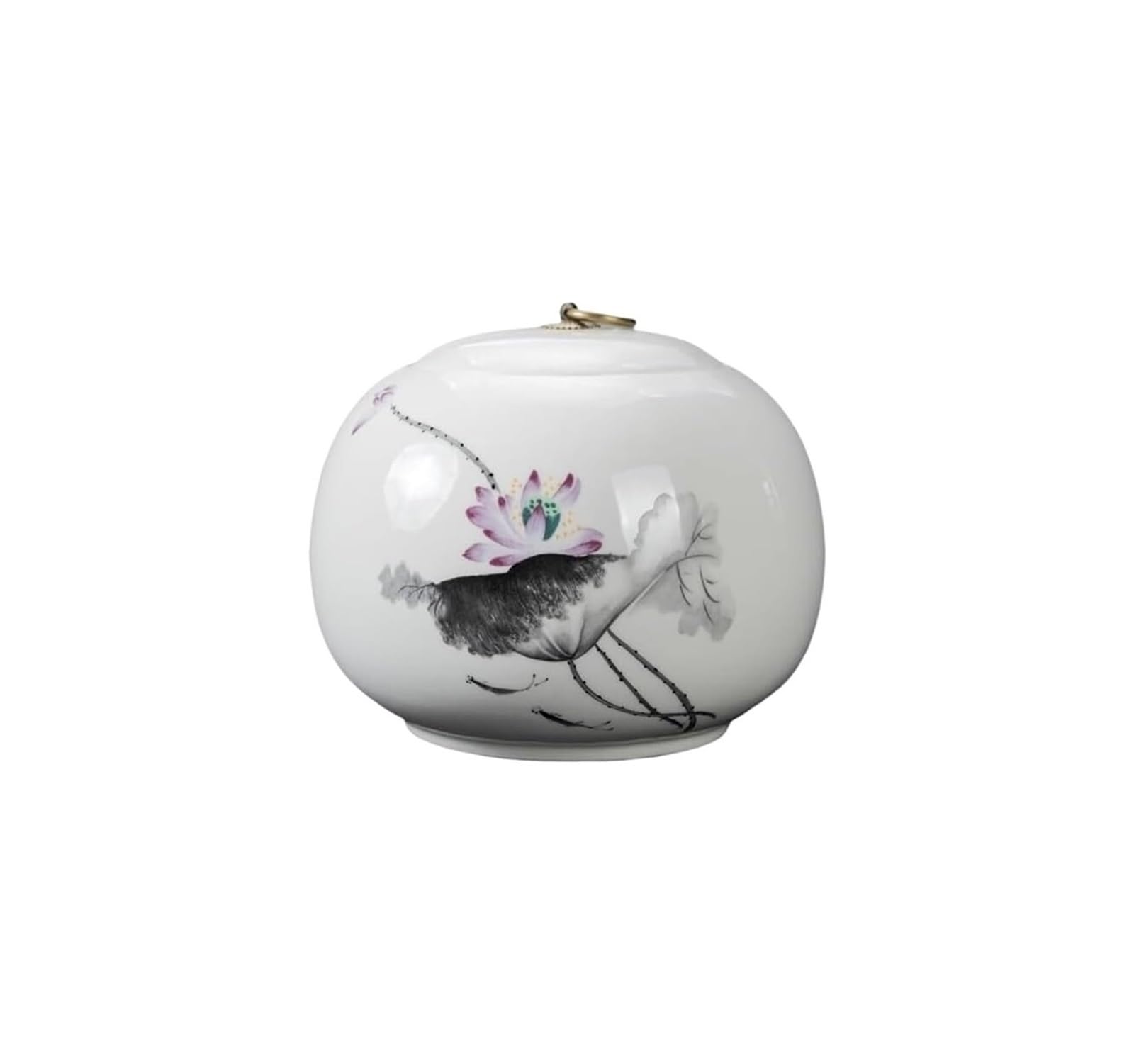 FGJsfhrDTU Glass Storage Jars, Tea Can Box Storage Tank Container Organizer Candy Jar Food(C)