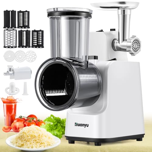 Huanyu Rallador eléctrico de queso (blanco)