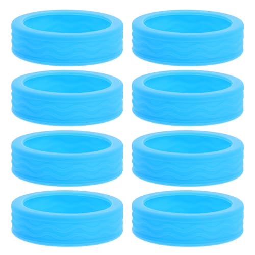 Beaupretty 8pcs Luggage Wheel Covers Silicone Wheel Protectors for Suitcases -wear Noise Reduction Flexible Travel Accessory for Frequent Travelers