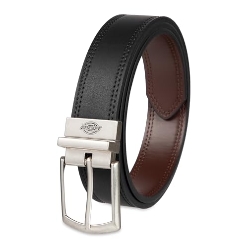 Dickies Men's 2-in-1 Reversible Belt - Casual Everyday Workwear