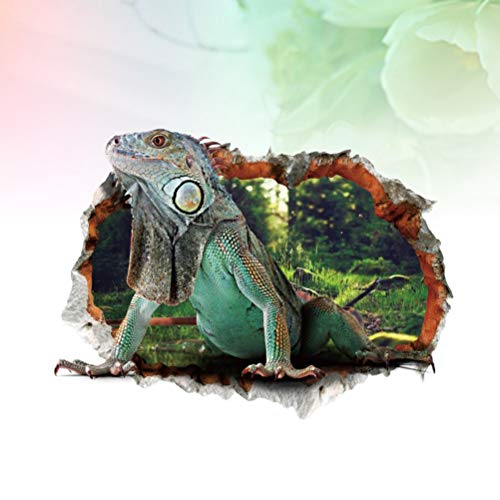 Wall Patch 3D Wall Decal Lizard Mural Home Window Ceiling Decor Removable Stickers Decorations Wallpaper For Boys Girls Room Kids Bedroom Floor Walls Living Room Wallpapers #TOP4