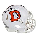 Dre Greenlaw Autographed Denver 2023 Alt Mini Helmet Beckett