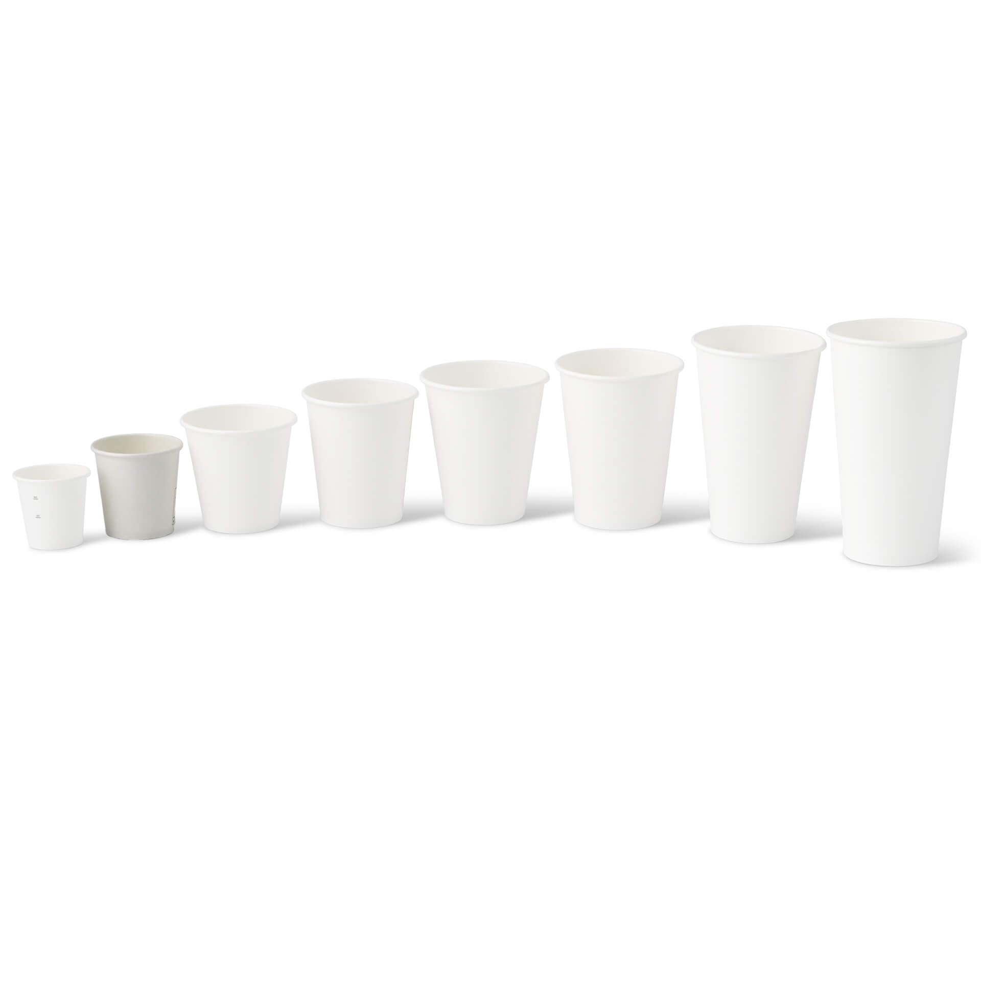 BIOZOYG 1000 Stück Kaffeebecher Pappbecher 100ml / 4 oz Ø 62 mm weiß - Einwegbecher plastikfrei - Becher aus nachhaltiger Forstwirtschaft - Kaffeebecher Einweg