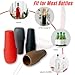 4 PCS Wine Stopper, Soft Silicone Wine Corks Reusable Wine Stoppers for Wine Bottles Beer Beverage Champagne Bottle Sealer to Keep Wine Fresh