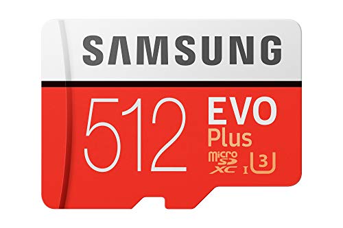 Image of Samsung EVO Plus 512GB microSDXC UHS-I U3 100MB /s Full HD & 4K UHD Memory Card with Adapter (MB-MC512GA)