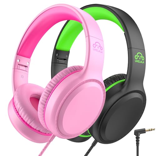 UKELALA U2 2Pcs Wired Headphones for Kids for School Boys Girls w/ 3.5mm by UKELALA - Used condition - US$19.02