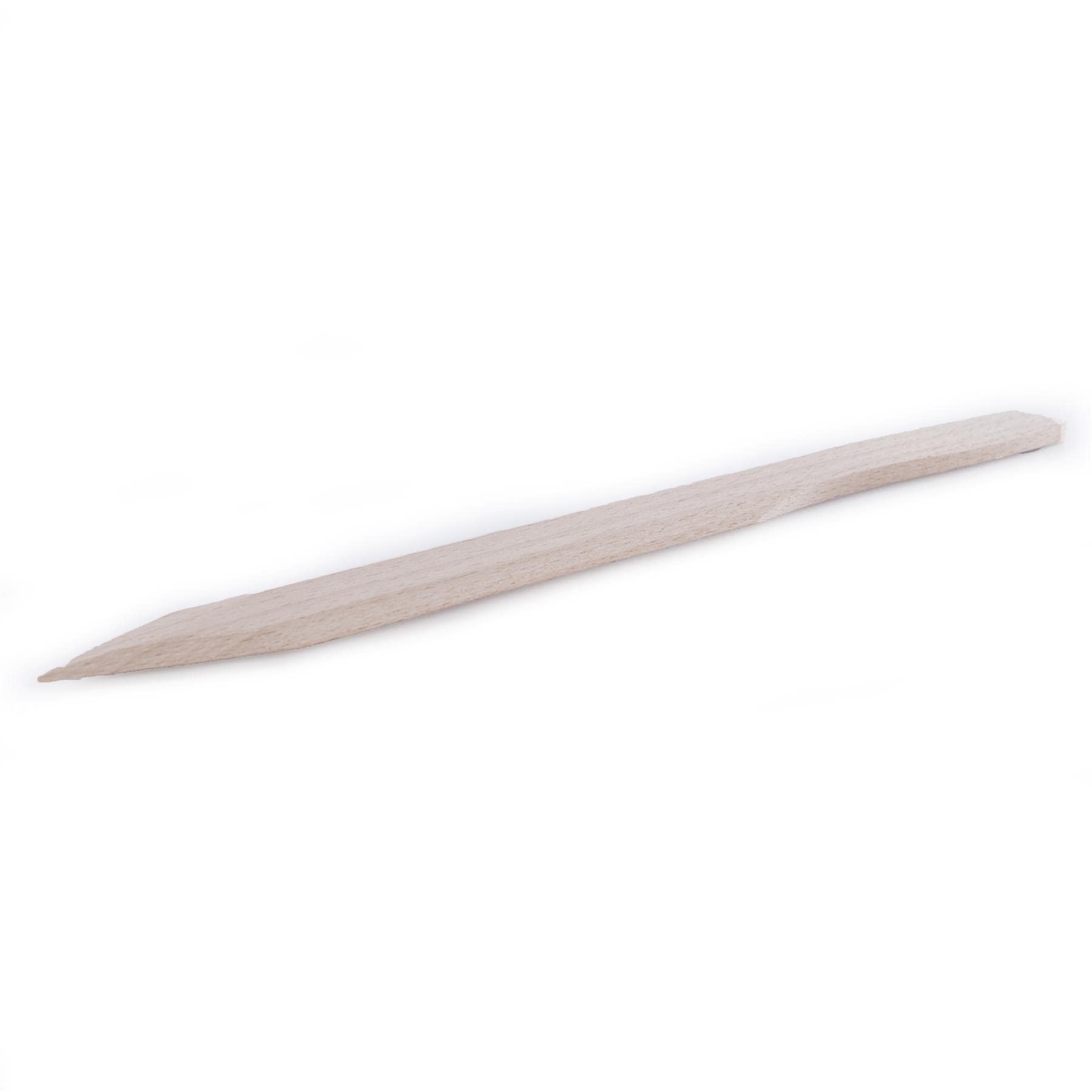 WooDeeDoo Wooden Letter Opener | Pack of 3 | Plain Natural Birchwood Paper Knife | | L 21.5 cm (8.46") |Split File Bookmark Stationery Accessories Cutting Envelopes