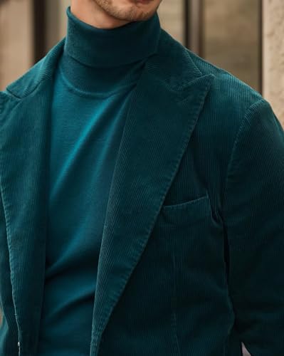 Corduroy Mens Suit 2 Piece Peak Lapel Suits for Men Formal 2 Button Winter Mens Suits2
