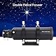 60mm Guidescope 240mm Brennweite Sucher Fernrohr aus Aluminiumlegierung mit Doppelwendel Fokus und Halterung für astronomisches Teleskop