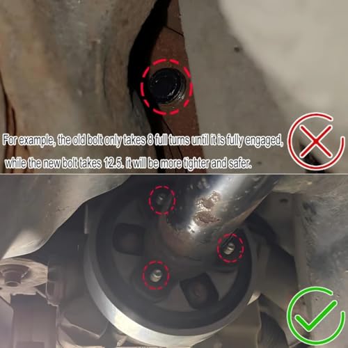 Pernos rueda contra roscas gastadas en Opel Corsa B y C tuercas tornillo 4