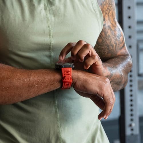 Amazfit Pulseira Esportiva de Silicone Líquido, 22 mm, Compatível com T-Rex 3, 145 a 210 mm, Lava Ve