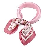 la ceida Satin Silk Scarves for Women and Girls Premium Summer Square Neck Scarf, Ladies Head Hair Scarf and Wraps 27.5 Inch