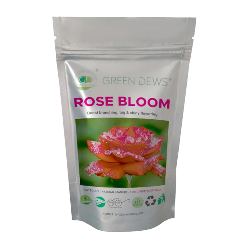 Green Dews Rose Bloom Organic Fertilizer for Rose Plants - Promoting Flowering and Growth with Flower Booster through Soil Application-1kg (B0B5NDC4BJ) Amazon Price History, Amazon Price Tracker