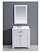 Dawn AAMC302135-01 Solid Wood Framed Cabinet with Plywood Interior, MDF Doors with Self Soft Closing Door Hinges