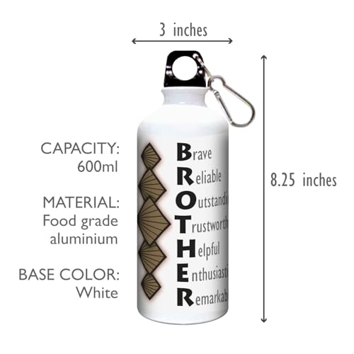 Image of Raksha Bandhan Gift Hamper for Brother - Designer Rakhi, Stainless Steel Bottle & Chocolates Combo Set, Rakhi Gift for Bhai, Brother & Family Celebration Gift