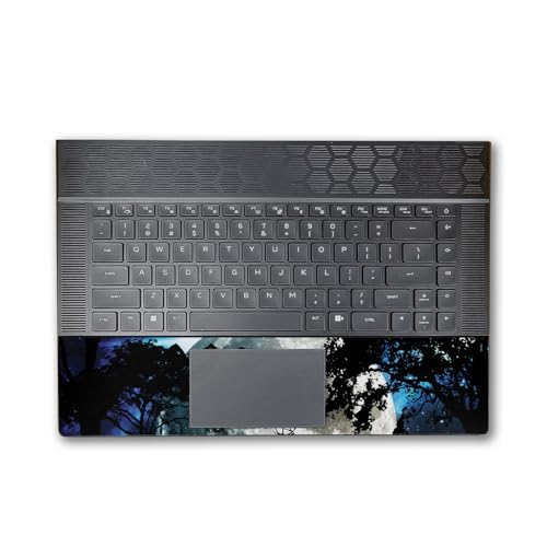 Image of Tablet Skin Compatible with Alienware X16 R2 (2024) - Moonlight Deer - Premium 3M Vinyl Protective Wrap Decal Cover - Easy to Apply | Crafted in The USA by MightySkins