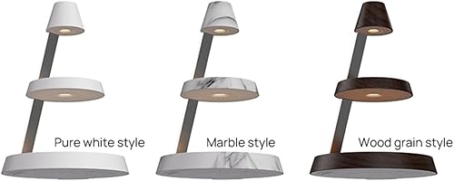 Miniatura 6 de Cargador inalámbrico magnético 3 en 1 torre vertical de doble capa luz nocturna de alta potencia conveniente compatible con teléfonos