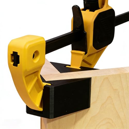 2-Pack 90 Degree Clamp Adapter Compatible with DeWALT Medium Trigger Clamps, Quick-Release Tool Accessories for 6