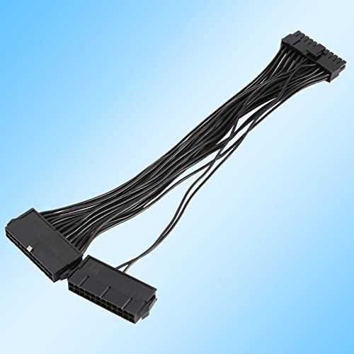 Cavo Alimentazione e Scheda Madre, 24 Pin Con Doppio Alimentatore Atx, Connettore 30 Cm 20+4 Pin per Cavo Di Estrazione, Cavo Di Alimentazione per Collegamento Alimentatore Alla Scheda Madre - Alimentatore - Immagine 4