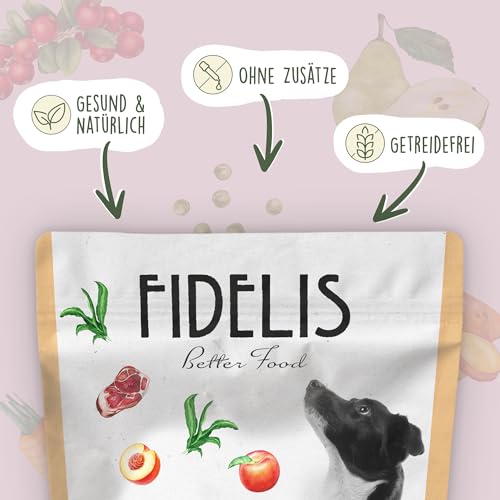 Fidelis – Trainingsknöchelchen Ente mit Aprikose und Alge (100g Tütchen)