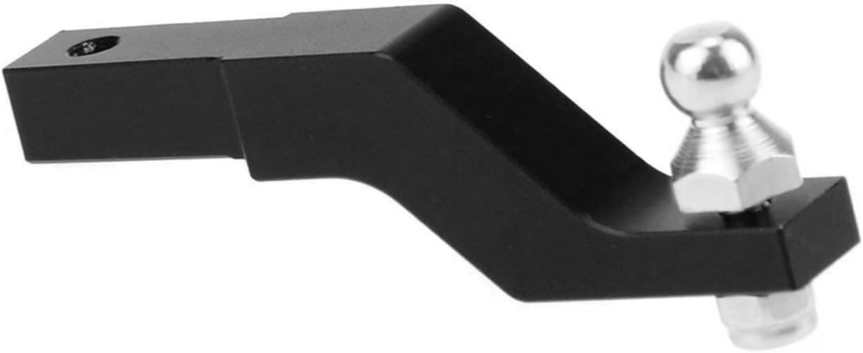 ShareGoo CNC Aluminum Trailer Tow Trailer Drop Hitch Receiver Upgrades Parts Compatible with Traxxas TRX-4 Trail 1/10 RC Crawler Car Truck