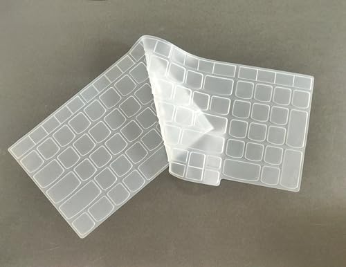 Image of iFyx Silicone Keyboard Skin Cover for Lenovo ThinkPad E16 E15 P16 P16s P16v P15V L15 T16 15.6 inch Laptop Keyboard Cover (Transparent)