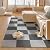 Qriocioa 12Pcs Self Adhesive Carpet 12" x 12" Peel and Stick Soft Padded Carpet Tiles 0.23" Pile Height Square Carpet Floor Tile for Commercial Home Flooring Indoor Outdoor, Dark Grey