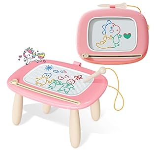 Strong Tability & Detachable Board Legs: Our innovative magnetic drawing board is exceptionally stable and practical, featuring a durable and sturdy design that allows children to sit on it without it collapsing. The removable legs provide versatile ...