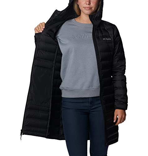 Columbia Chaqueta Larga de Plumón con Capucha para Mujer, Lake 22 II