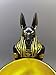 GoddenMene Anubis Statue, 10-inch Desktop Decor, Resin Egyptian God Figurine with Dog God Bowl, a Unique Collectible and Gift for Mythology and History Enthusiasts