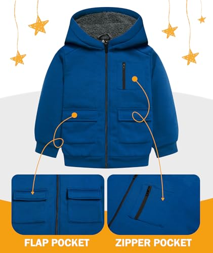 Image of Boys Zip Up Hoodie Kid Hooded Jacket