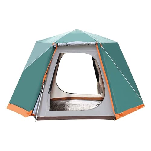 Carpa Familiar GERRIT Camping Instantánea Hexagonal 240x240x165cm miniatura 1
