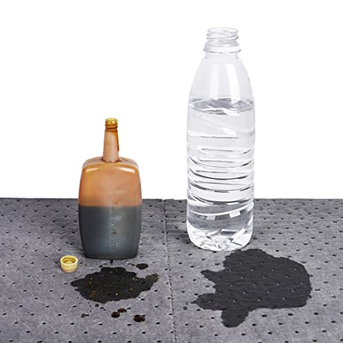 Aain Lt010A Heavy Duty Oil Absorbent Pads, Oil Maintenance Mat Roll For All Purpose Super Absorbent Mat Roll, Gray, 150' L X 15" W #TOP2