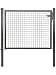 Produktbild Alberts 650162 Wellengitter-Einzeltor | verschiedene Breiten und Höhen - wahlweise in verschiedenen Farben | anthrazit-metallic | Breite 125 cm | Höhe 100 cm