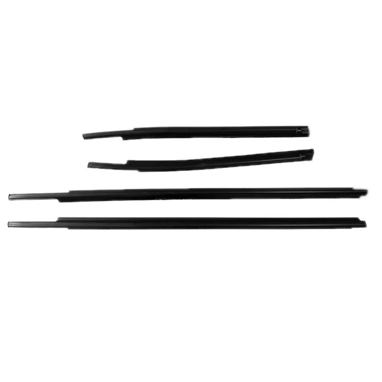 Snwdbh One Color 4Pcs Car Window Sealing Strip For Toyota For Tundra Double Cab 2007-2020 (2 Doors) Weatherstrips Side Door Glass Seal Belt Exterior Belt