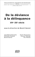 De la deviance à la delinquance 2905965371 Book Cover