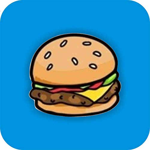 SYSFOUR 1PCS Cartoon Chocolate con Leche Hamburguesa Helado Pizza Pollo Pierna Donut Broche Paquete Ropa Accesorios, XZ2593