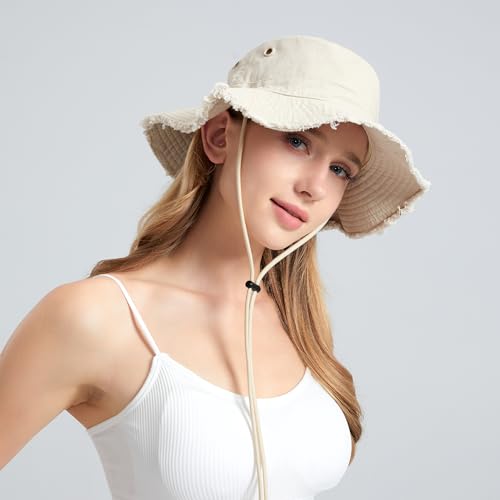 Sombrero tipo Bucket para mujer y hombre, protección UV miniatura 7