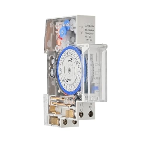 Programmateur mécanique SUL180A 16A avec batterie de secours rail DIN - 3