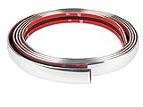 Befestigung: selbstklebend EUFAB 30182 Zierleiste, Chrom-Optik 2,45 m x 2,10 cm