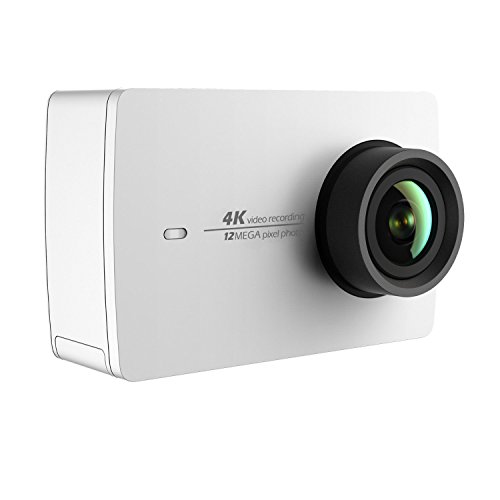 YI Caméra d'action Wi-Fi 4K 12 Mpix Blanc