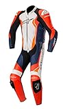  Alpinestars GP Force 1-Teiler Motorrad Lederkombi Rot/Schwarz/Weiß 56