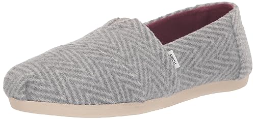 Image of TOMS Women's Alpargata CloudBound Espadrille Loafer Flat, Shadow Brushed Herringbone, 7