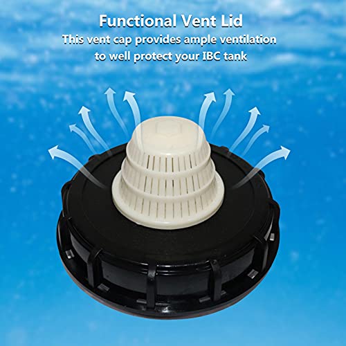 Tampa Do Tanque Ibc Durável Tampa De Ventilação IBC Prática Adaptador De Tanque IBC Funcional Ventil