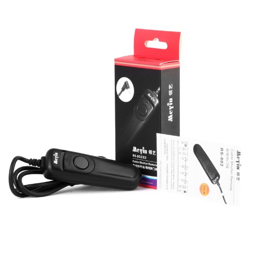 Meyin Dslr Camera Cable Shutter Release Remote Controls Rs-802/E3 For Canon Xt Xti Xs Xsi T1I T2I T3 T3I T4I T5 T5I T6I Sl1 Eos1300D 300D 60D 60Da 70D 80D #TOP5