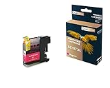  QUALITONER - 1 Cartouche Compatible pour Brother LC 127 XL LC127XL Magenta (Violon) pour Brother DCP J 4110 DW J 4110 W MFC-J 4310 DW 4410 DW 4510 DW