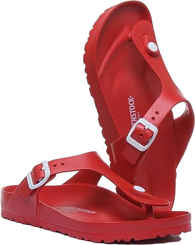 Image of Birkenstock Gizeh Flip Flops Women White Flip Flops Shoes, Multicolour, 6 US